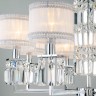 Подвесной светильник  Eurosvet Zaffiro 10099/8 хром/прозрачный хрусталь Strotskis