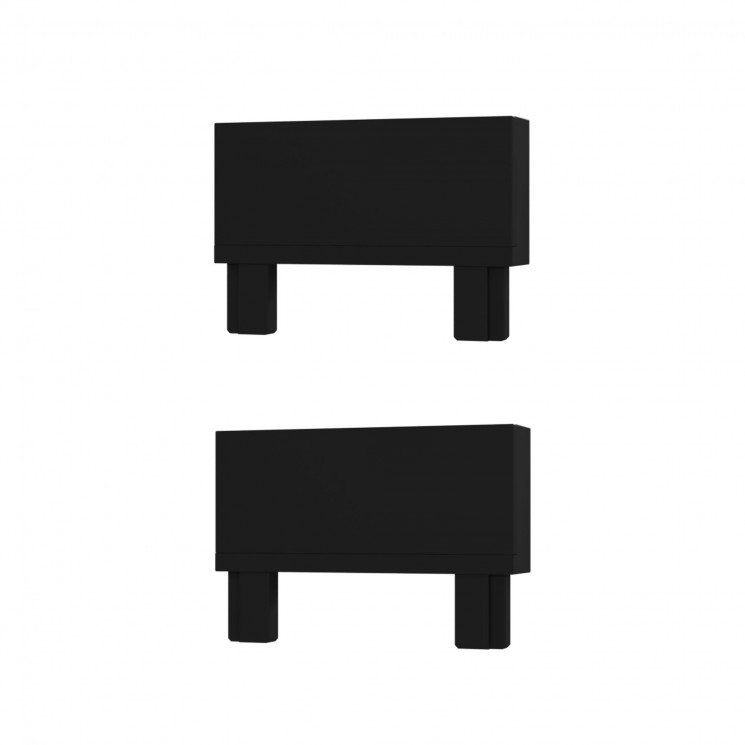 Торцевая заглушка SKYFLAT (2 шт) ST Luce Черный         ST067.409.19