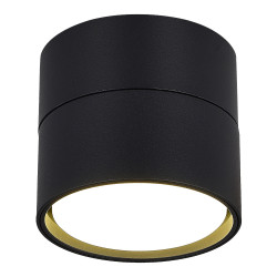 Светильник потолочный ST Luce Черный GX53 1*50W IP20 D85xH77 220V Без ламп      ST651.402.01