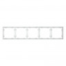 Рамка 5 постов VOLTUM VLS100502 белый матовый