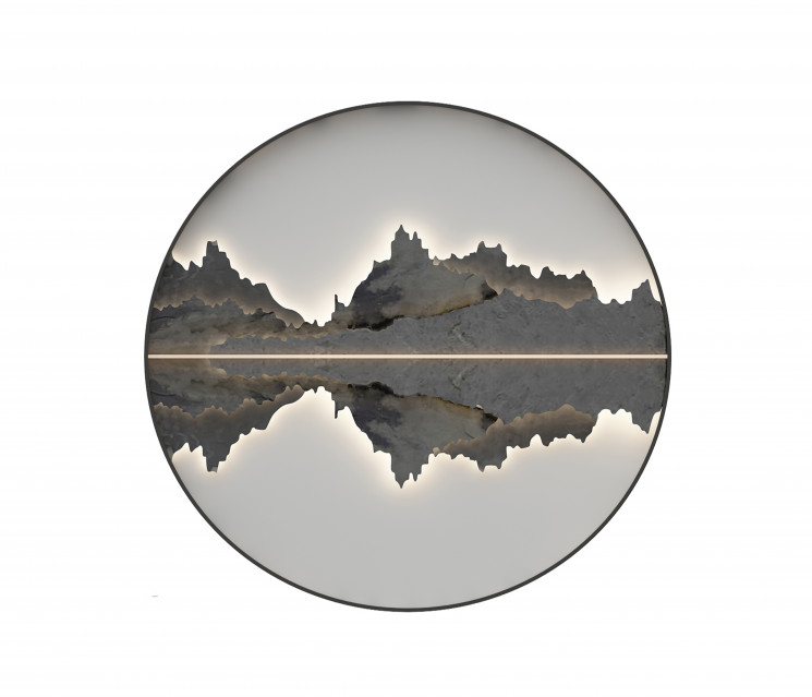 Kink Light 07829-80,19 Светильник диммируемый Палатин черный d80 h4 Led 110W (3000K-6000K) с пультом ДУ