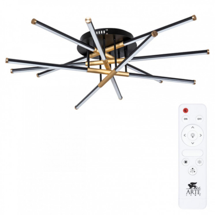 Люстра на штанге ARTE Lamp A2199PL-6BK FERNANDO