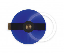 Бра Kink Light Роули бронза (синий плафон) w40*3,5 h30 Led 12W (4000K) 08413,20(05)