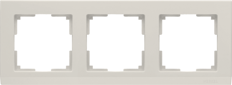 Рамка на 3 поста слоновая кость Werkel W0031803 (WL04-Frame-03-ivory Stark)