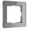 Рамка на 1 пост Acrylic графит W0012704 Werkel