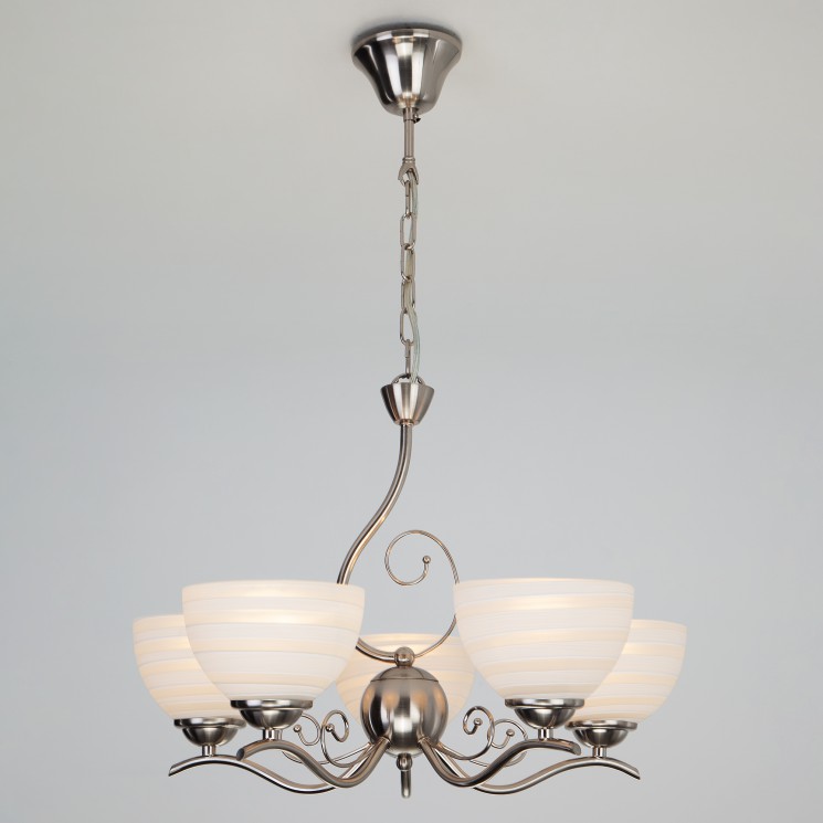 Подвесной светильник  Eurosvet Lotta 30116/5 сатин-никель