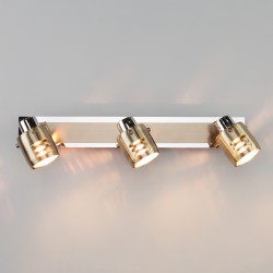 Светильник настенный Eurosvet Leonardo 23463/3 хром/античная бронза