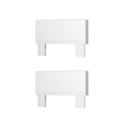 Торцевая заглушка SKYFLAT (2 шт) ST Luce Белый         ST067.509.19