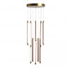 Светильник подвесной ST Luce Латунь/Терракотовый, Белый LED 10*6,5W 3000K        SL6225.303.10