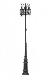 Уличный фонарный столб YAOHUALUX 84810B/18/Е7 Bl LUCERNA