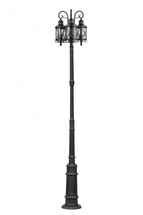Уличный фонарный столб YAOHUALUX 84810B/18/Е7 Bl LUCERNA