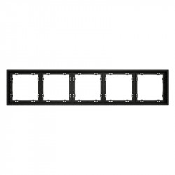 Рамка 5 постов VOLTUM VLS100508 черный