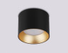 Накладной точечный светильник Ambrella light TN52887 SBK/SGD черный песок/золото песок GX53 max 12W D97*70