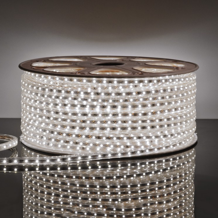 Лента светодиодная Elektrostandard LS004 220V 4,8W 60Led 2835 IP65 6500K белый 50м