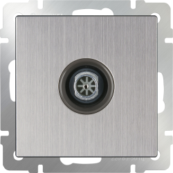 ТВ розетка оконечная глянцевый никель Werkel W1183002 (WL02-TV)
