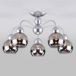 Потолочный светильник  Eurosvet Fabia 30148/5 серебро