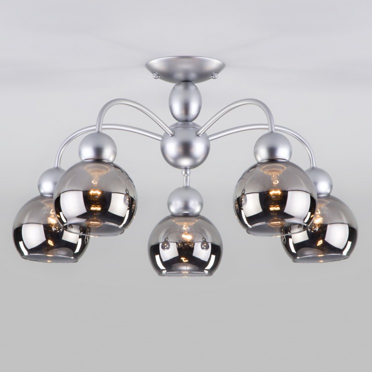 Потолочный светильник  Eurosvet Fabia 30148/5 серебро