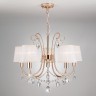 Подвесной светильник  Eurosvet Emiliana 10087/5 золото/прозрачный хрусталь Strotskis