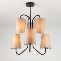 Подвесной светильник  Eurosvet Loretta 70060/6 черный