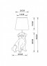 Настольная лампа ARTE Lamp A1512LT-1BK BOBBY