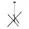 Светильник подвесной ST Luce Черный, Коричневый E14 6*40W         SL6226.403.06