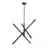 Светильник подвесной ST Luce Черный, Коричневый E14 6*40W         SL6226.403.06