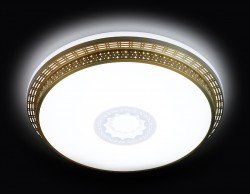 Управляемый светильник Ambrella light F130 WH GD 72W D500 ORBITAL DESIGN