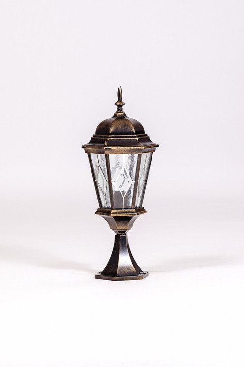 Садово-парковый светильник YAOHUALUX 91404M Gb ромб ASTORIA 2M