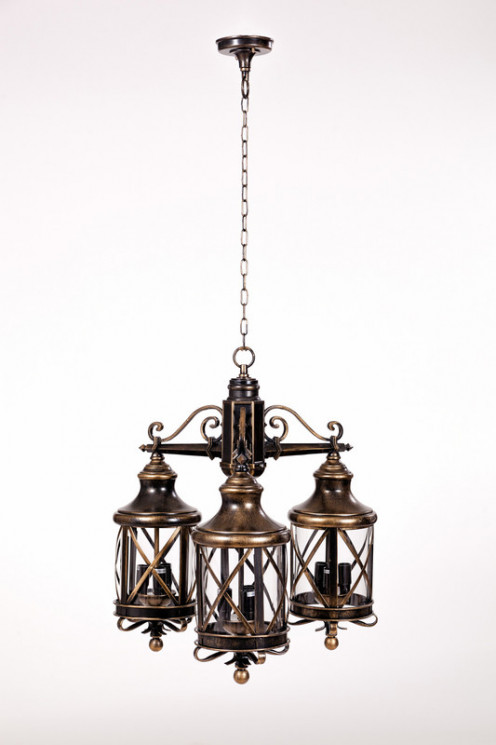 Подвесной уличный светильник YAOHUALUX 84870/3/02 Gb LUCERNA