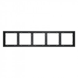 Рамка 5 постов VOLTUM VLS100507 графит