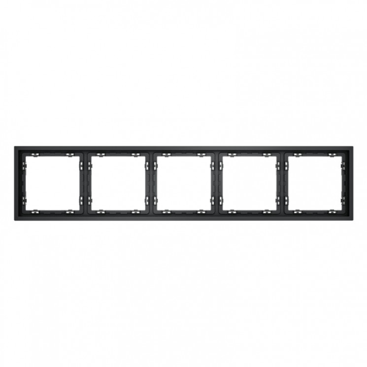 Рамка 5 постов VOLTUM VLS100507 графит