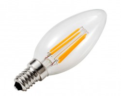 Лампа светодиодная ASD LED-СВЕЧА-deco 7Вт 230В Е14 3000К 630Лм прозрачная IN HOME