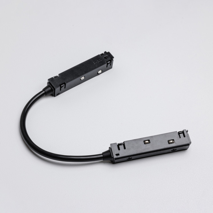 Угловой коннектор питания для магнитных трековых шинопроводов 48V MKA-2-CPC-B Черный Mikami Terra