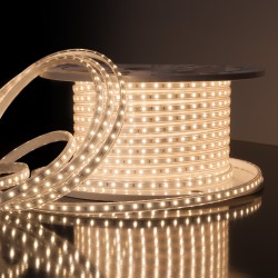 Лента светодиодная Elektrostandard LS010 220V 9,6W 60Led 2835 IP65, белый 4200К 50м