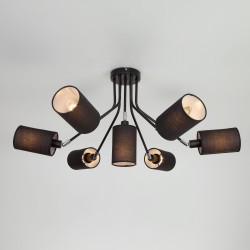 Потолочный светильник Eurosvet 70072/7 черный Duetto