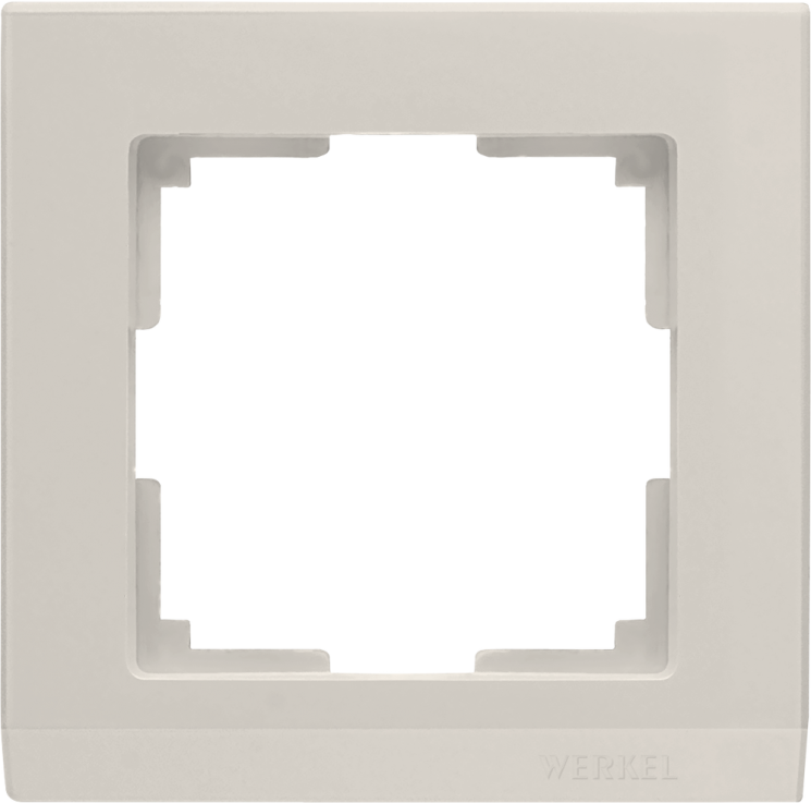 Рамка на 1 пост слоновая кость Werkel W0011803 (WL04-Frame-01-ivory Stark)