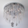 Потолочный светильник  Eurosvet Flower 10083/6 хром/прозрачный хрусталь Strotskis