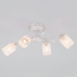 Потолочный светильник  Eurosvet Francisco 30053/4 белый с золотом