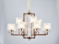 Люстра Newport 4408+4/C black nickel