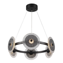 Светильник подвесной ST-Luce черный/дымчатый LED 1*34W 4000K SL6142.433.01 ALUMNO