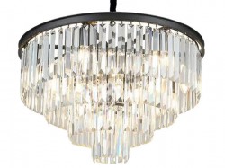 Люстра подвесная хрустальная Stilfort 1027/03/08P Ladder 8*E14*40W