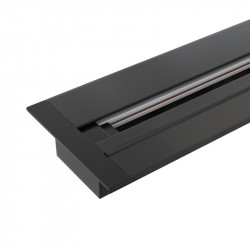 Шинопровод Elektrostandard 85082/00 / Встраиваемый однофазный шинопровод черный (1м.) Track Rail BK Recessed