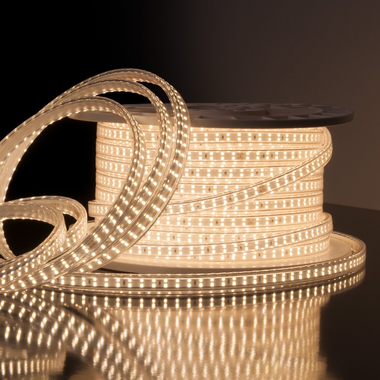 Лента светодиодная Elektrostandard LS011 220V 18W 180Led 2835 IP65, белый 4200К 50м