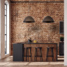 Подвесной светильник TK Lighting FARO/Фаро 4509 Диаметр 50 см Высота 170 см 1хЕ27 коричневый металл