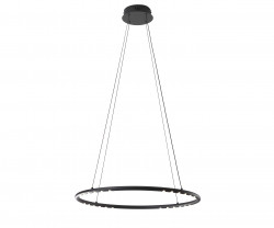 Kink Light 08557-60,19 Подвес диммируемый Магни черный d60 h200 Led 24W (4000K) с пультом ДУ