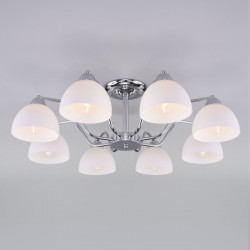 Люстра на штанге Eurosvet 30172/8 хром Carissa