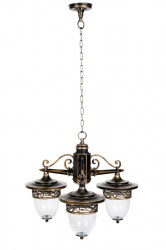 Подвесной уличный светильник YAOHUALUX 87270L/3/02 Gb KRAKOV 1 L