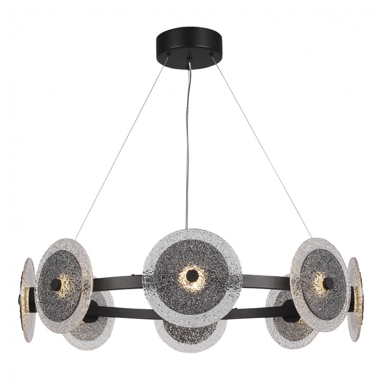 Светильник подвесной ST-Luce черный/дымчатый LED 1*44W 4000K SL6142.443.01 ALUMNO