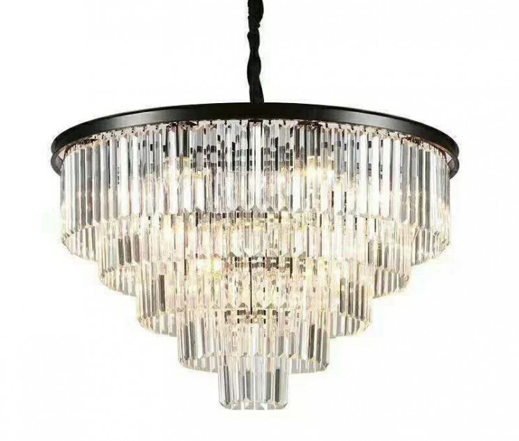 Люстра подвесная хрустальная Stilfort 1027/03/18P Ladder 18*E14*40W