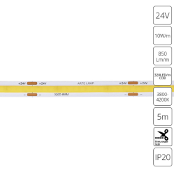 Светодиодная лента Arte Lamp LANE A2432008-02-4K 5 м  24V 10W/m 4000К